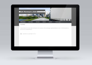 Website Webdesign Spedition Klusmeyer